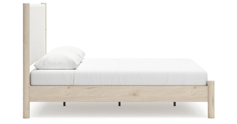 Queen Upholstered Panel Bed