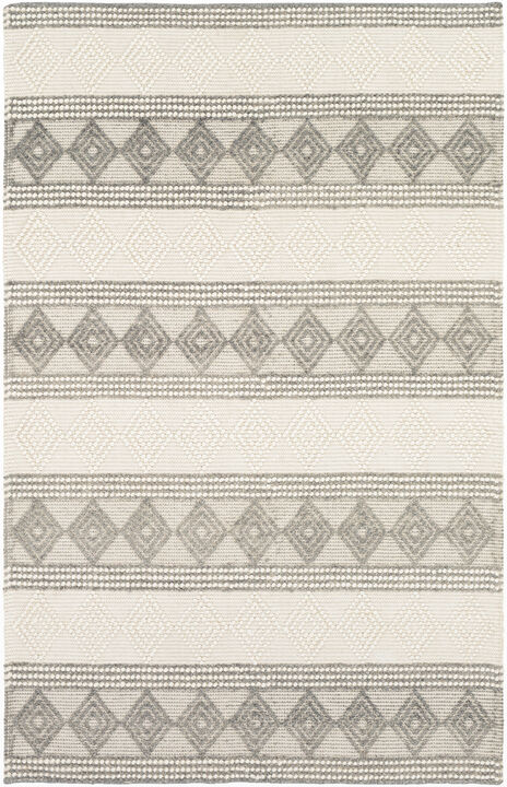 Hygge HYG-2302 9' x 12' Gray Rug