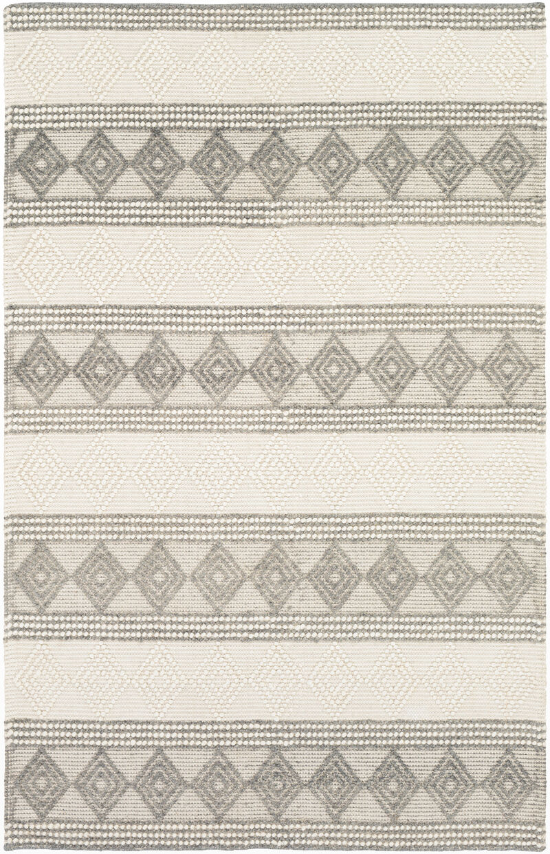 Hygge HYG-2302 6' x 9' Gray Rug