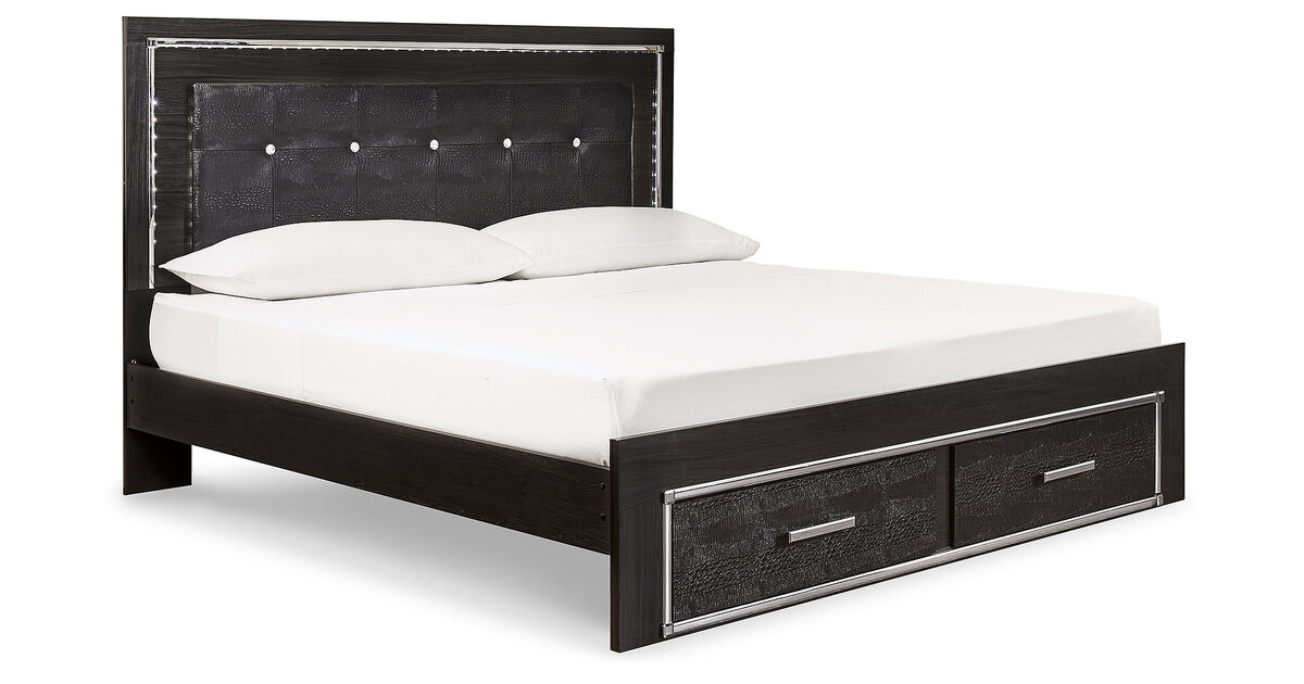 Kaydell King Panel Bed with Storage