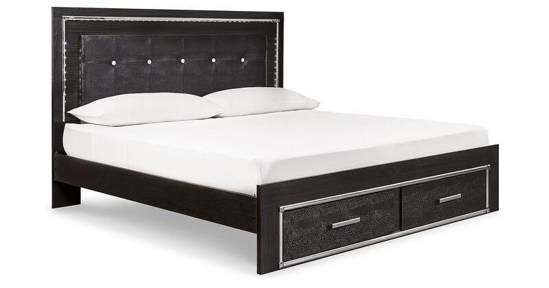 Kaydell King Panel Bed with Storage