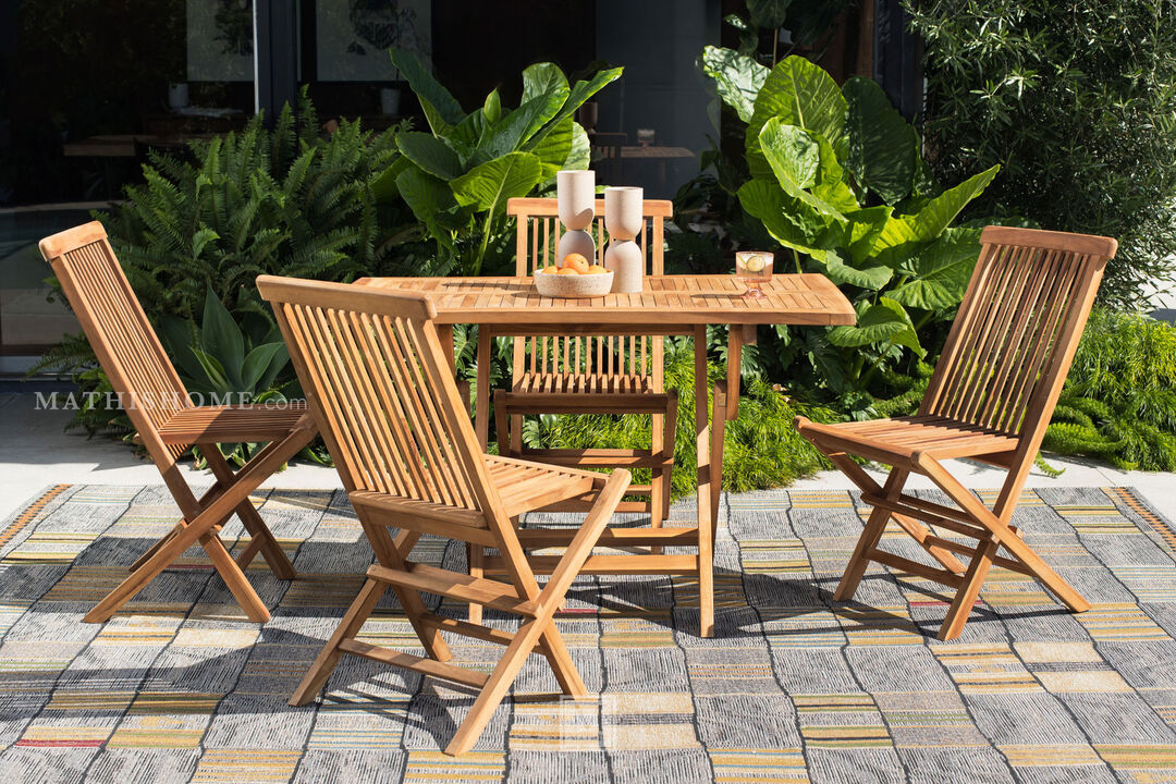 Teak Patio Dining Set
