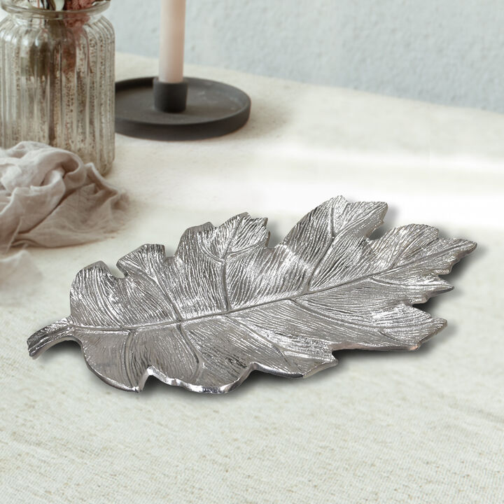 Handmade Decorative Gold Color Coated 8.26 x 4.13 x 0.9 Inches Aluminium Tray 053AB BBH Home's