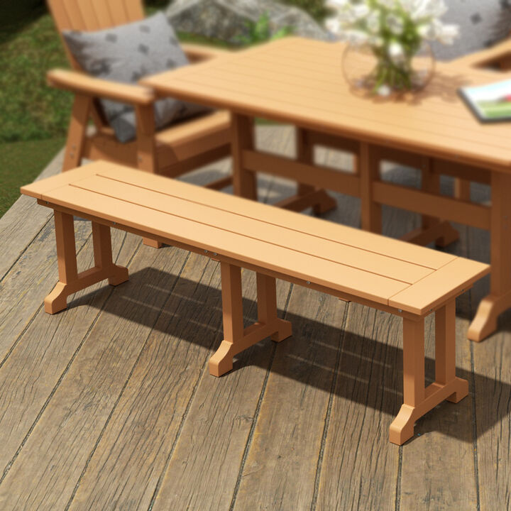 WestinTrends 65" Outdoor Dining Bench