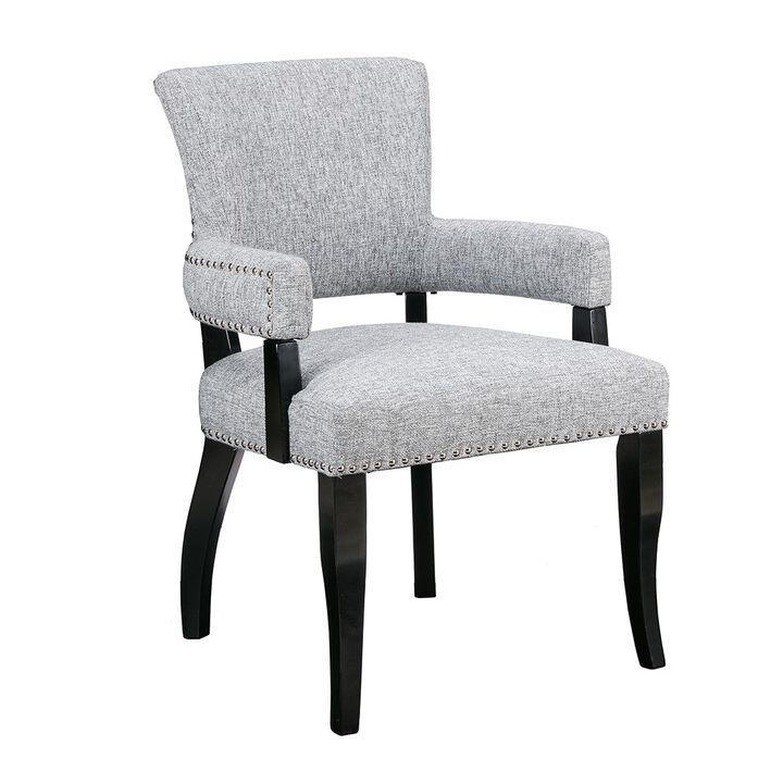 Gracie Mills Manuela Solid Wood framed Dining Arm Chair