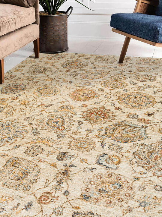 Bergama BE5 Ivory 20" x 30" Rug