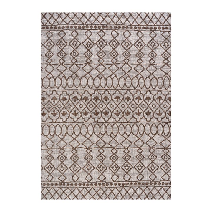 Kafel Tribal Bohemian Indoor/Outdoor Area Rug