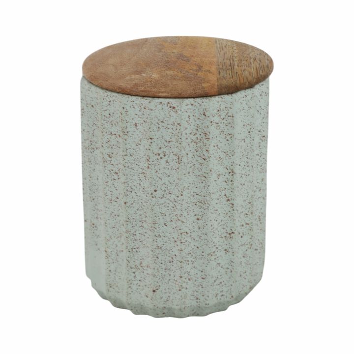 4" Blue Ridge Pot Wood Candle