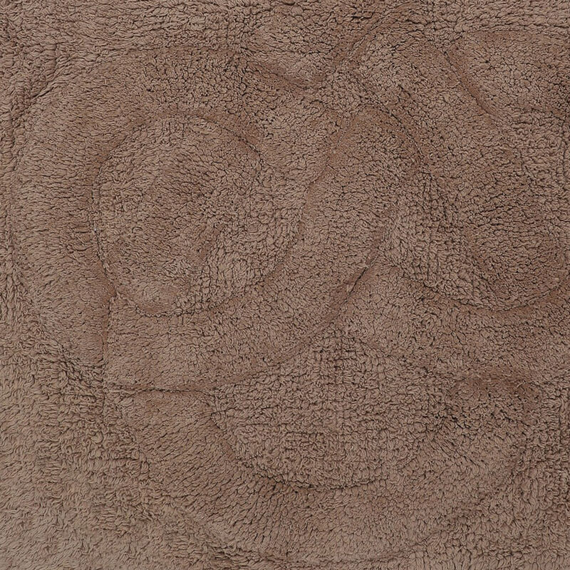 Knightsbridge Tuft Twisted 220 GSF Non Skid Back Bath Rug 20 x 30 - Natural