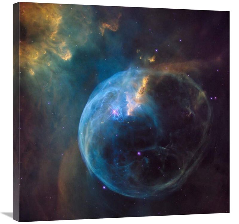 Bubble Nebula (NGC 7635)-Canvas Art-30x30