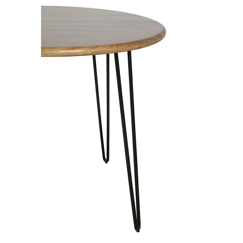 Jofran Five Piece Round Modern  Solid Wood Counter Height Dining Set