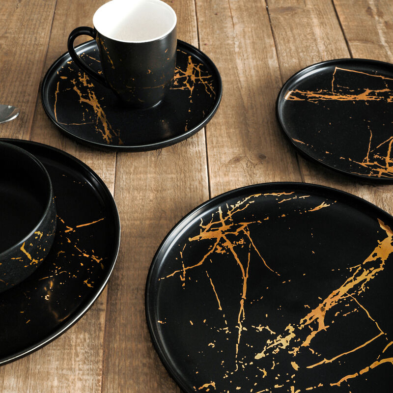 Stone Lain Zora Porcelain 32 Piece Dinnerware Set