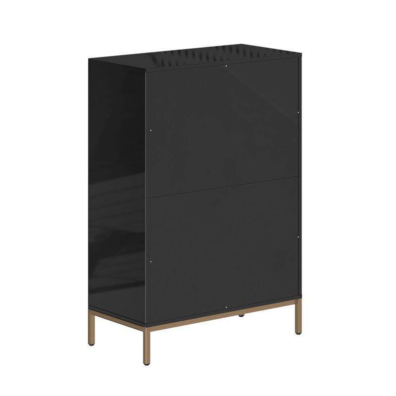 49.2 in. H Freestanding Storage Cabinet Green 5 Drawer Accent Cabinet