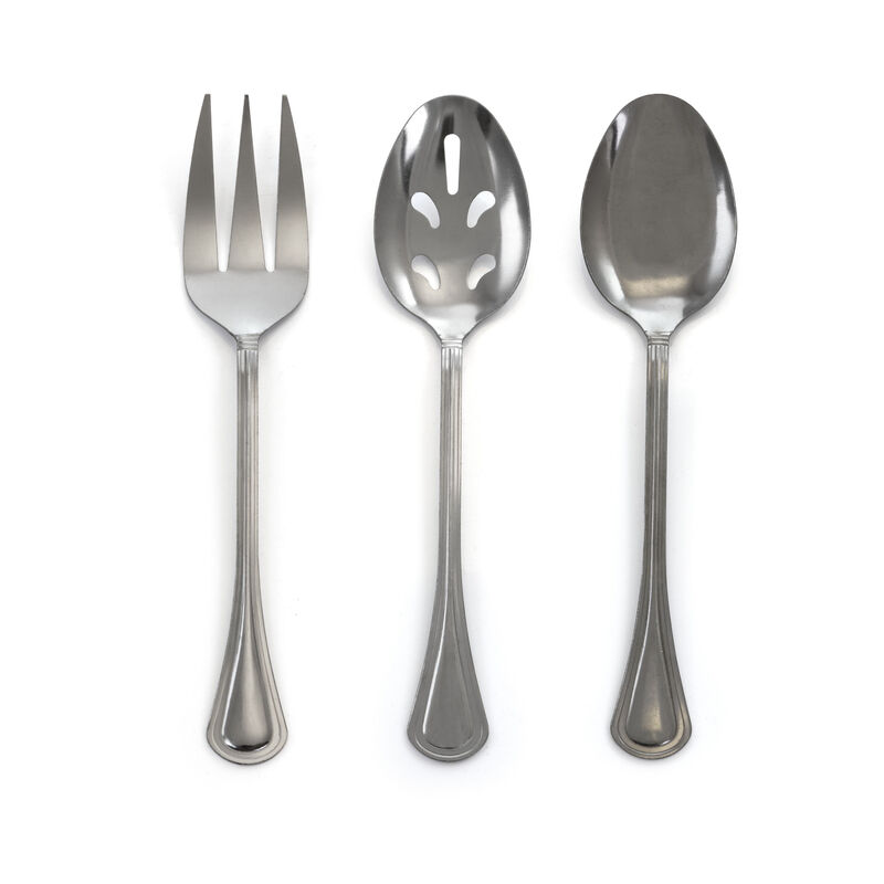 Gibson Home South Bay 65 Piece Stainless Steel Flatware Service Set with Wire Caddy