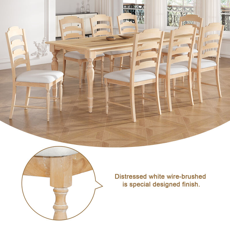 Merax Vintage Traditional Wood Dining Set