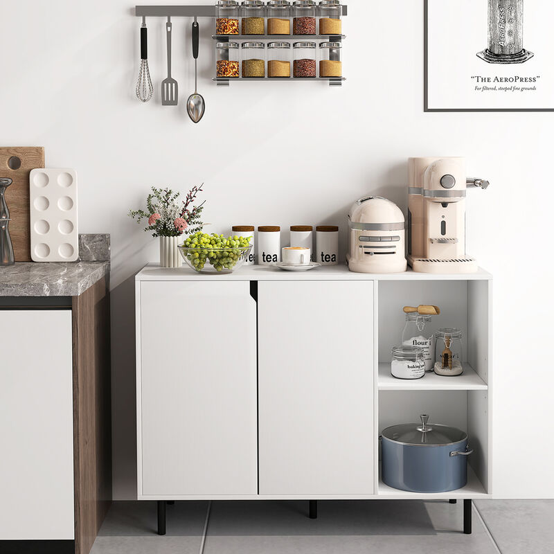 Sideboard Buffet Cabinet Kitchen with Adjustable Shelves