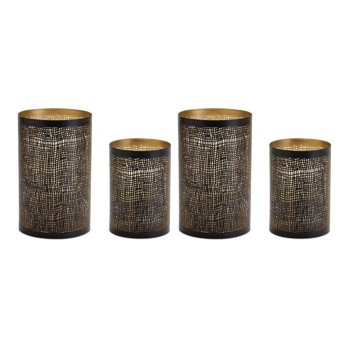 Set of 4 Candle Holders for Stylish Home Décor and Lighting