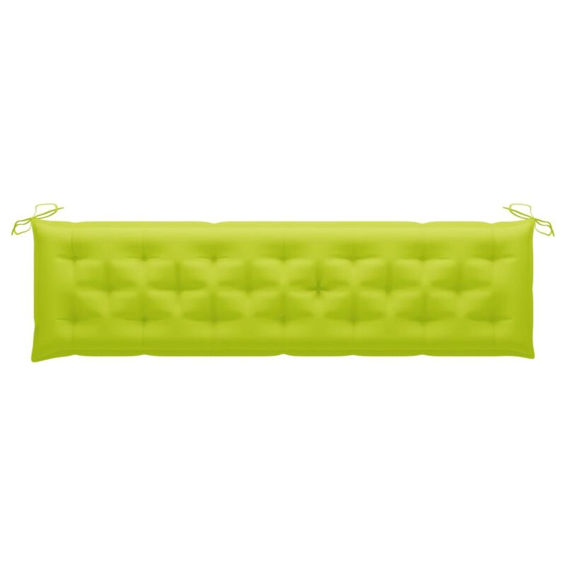 vidaXL Cushion for Swing Chair Bright Green 78.7" Fabric