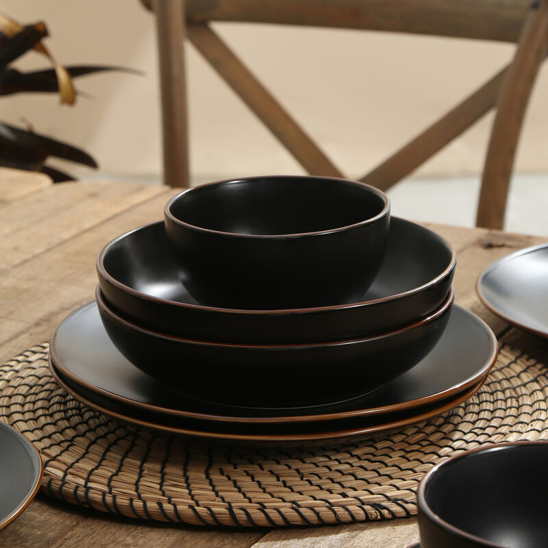 Stone Lain Brasa Stoneware 16 Piece Dinnerware Set