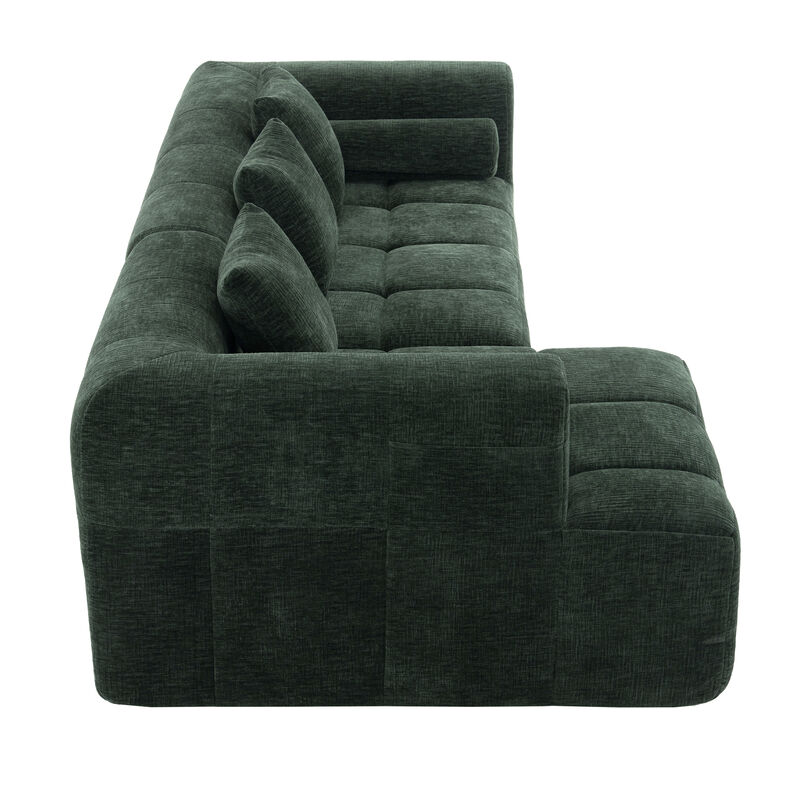 Merax Full-Compressed Sofa Modular Sectional Sofa