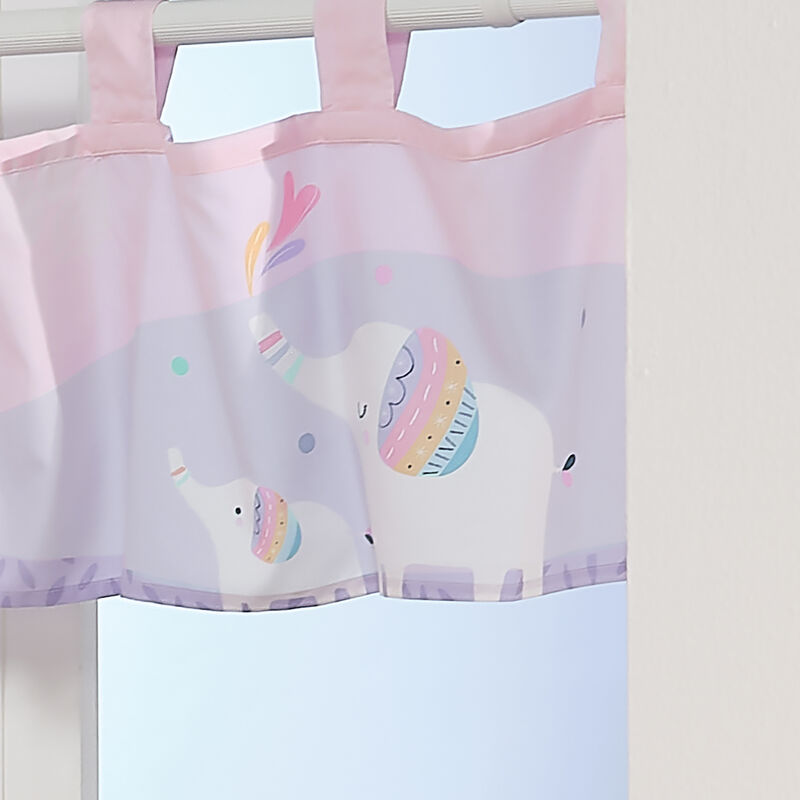 Bedtime Originals Elephant Dreams Nursery/Child Light Pink Window Valance