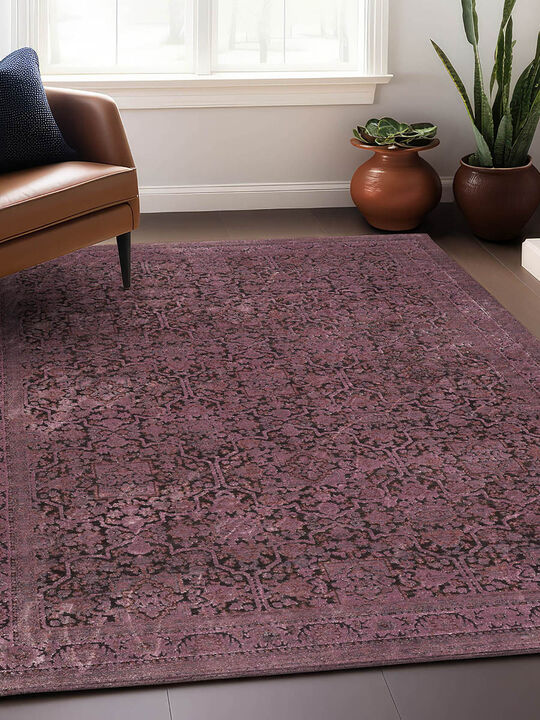 Vizcia VZ2 Plum 3' x 5'1" Rug