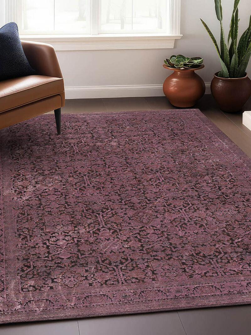 Vizcia VZ2 Plum 3' x 5'1" Rug