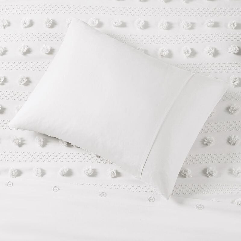 Gracie Mills Carmen Elegant Clip Jacquard Duvet Cover Set