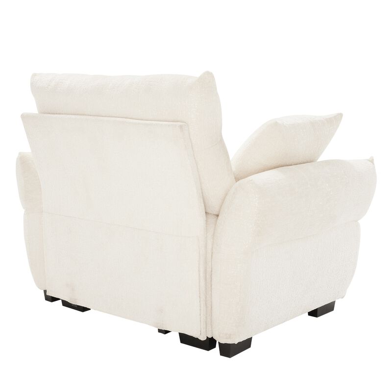 Merax Chenille Ergonomic  1- Seat Single Sofa for Living Room