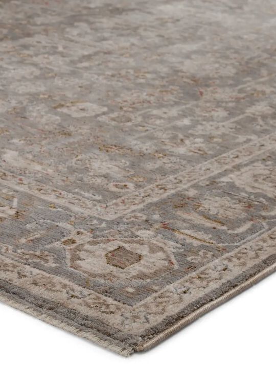 Valentia Amaris Gray 3' x 8' Runner Rug