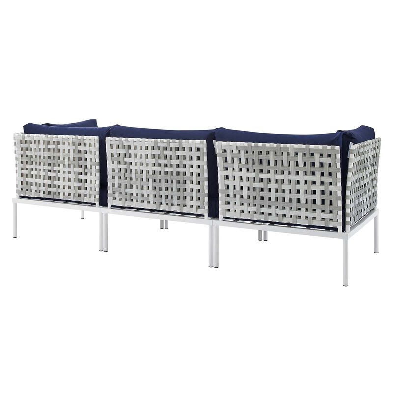 Modway - Harmony Sunbrella® Basket Weave Outdoor Patio Aluminum Sofa