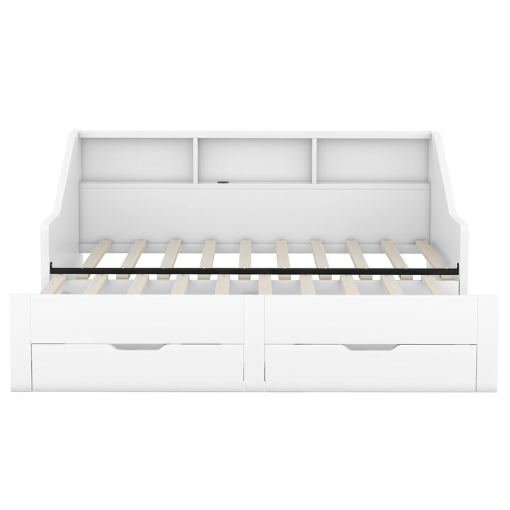 Merax Daybed Bed Frame with Storage