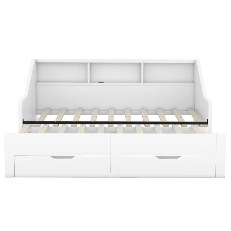 Merax Daybed Bed Frame with Storage