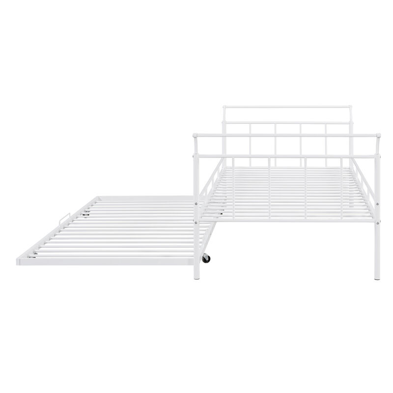 Merax Metal Frame Daybed with Trundle