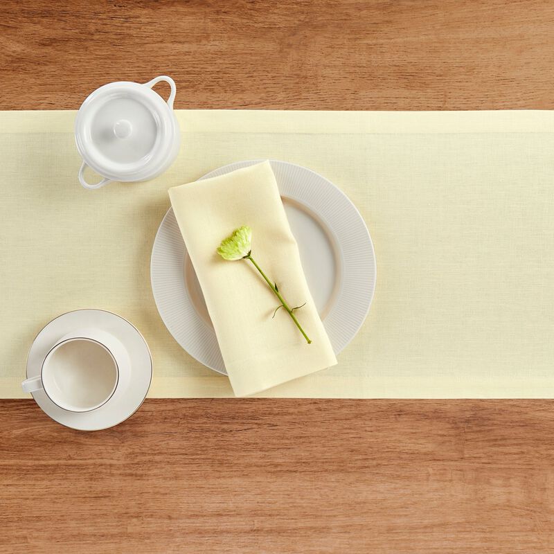 Solino Home 100% Pure Linen Table Runner | Diana