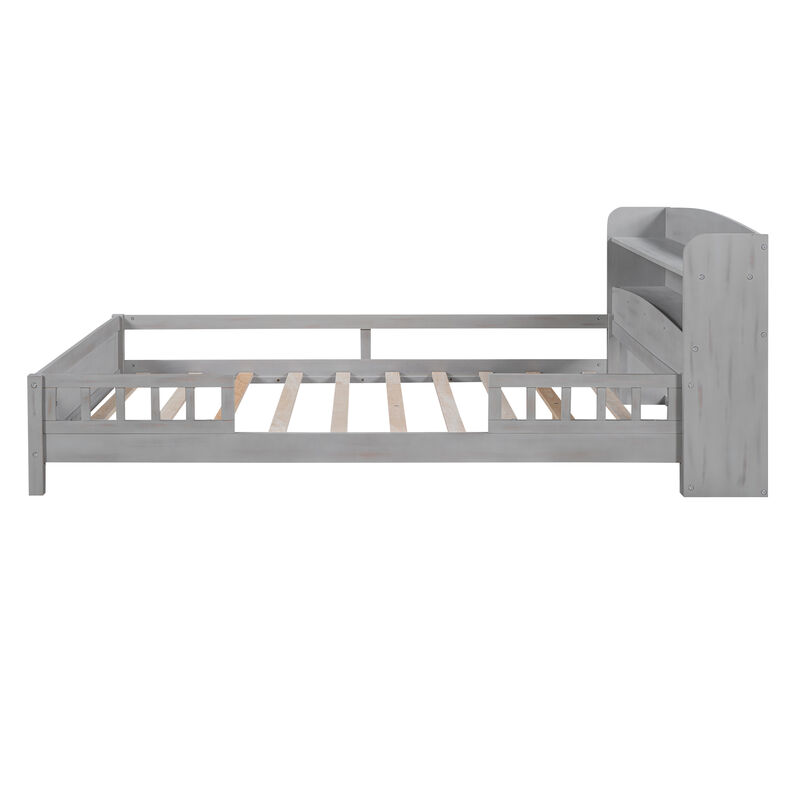 Merax Platform Bed with Built-in LED Light