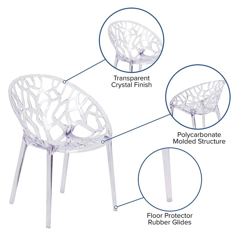 Clear Stacking Side Chair