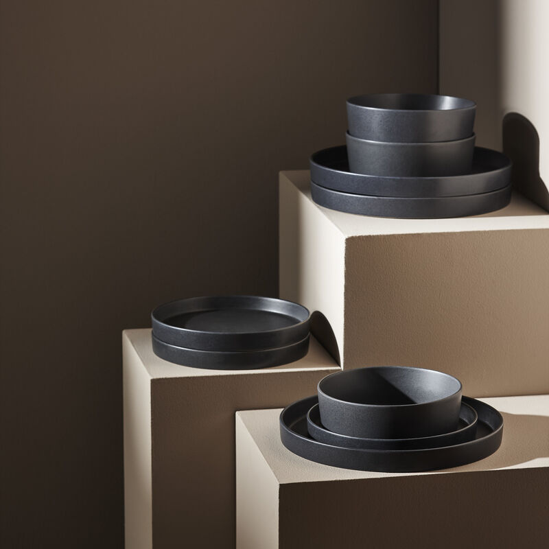Stone by Mercer Project Modan Stoneware 24 Piece Dinnerware Set