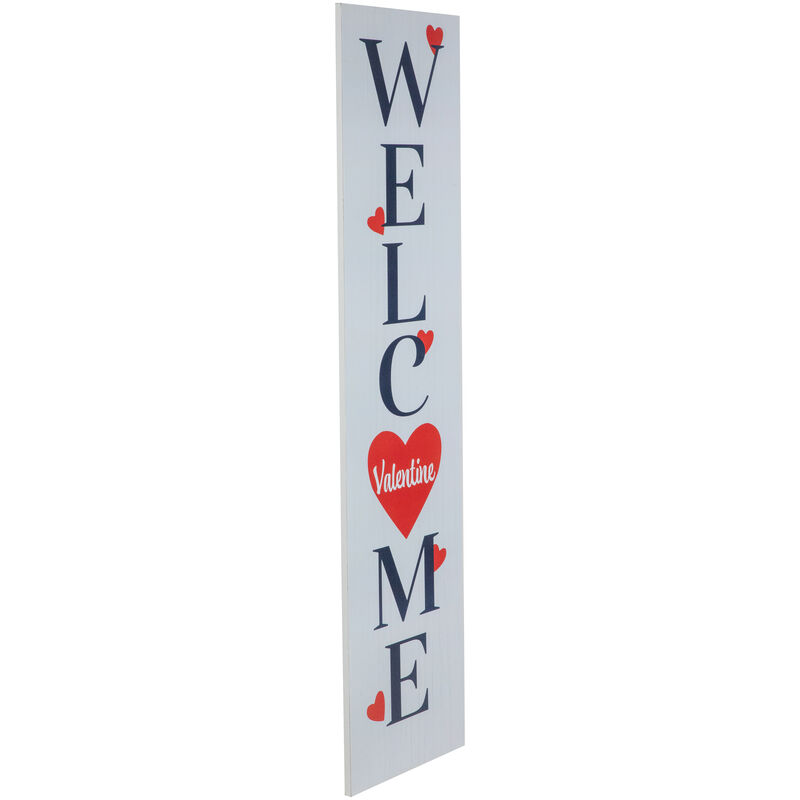 Welcome Valentine Wooden Wall Sign - 38"