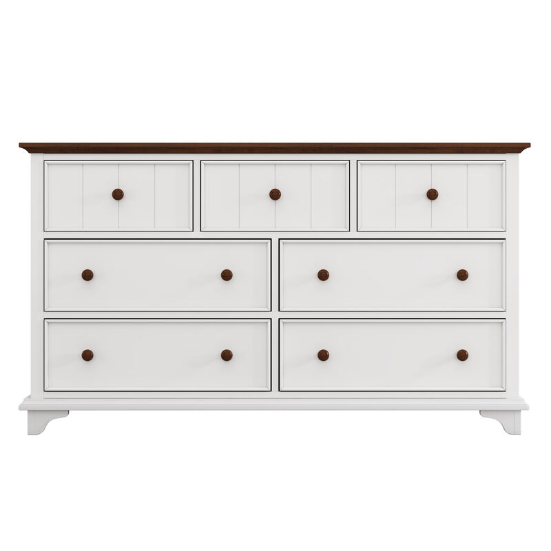 Merax Modern Wood 7 Drawers Dresser