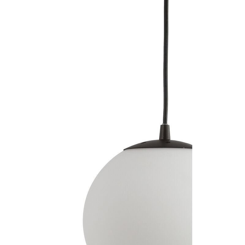 Bleecker Metal/Glass Globe LED Pendant