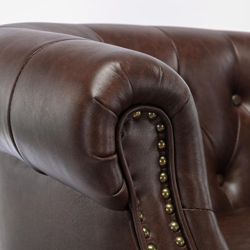 Comfort Pointe Chesterfield Button Tufted Accent Chair
