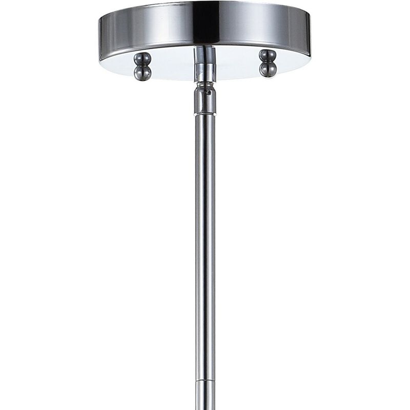 Avah Metal/Crystal Adjustable LED Drop Chandelier