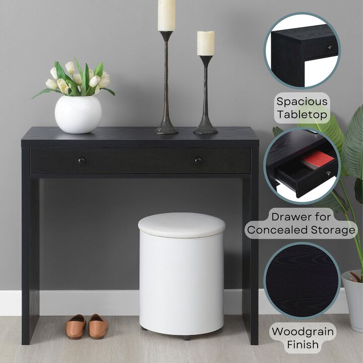 Convenience Concepts Northfield Desk/Hall Entryway Table with Drawer