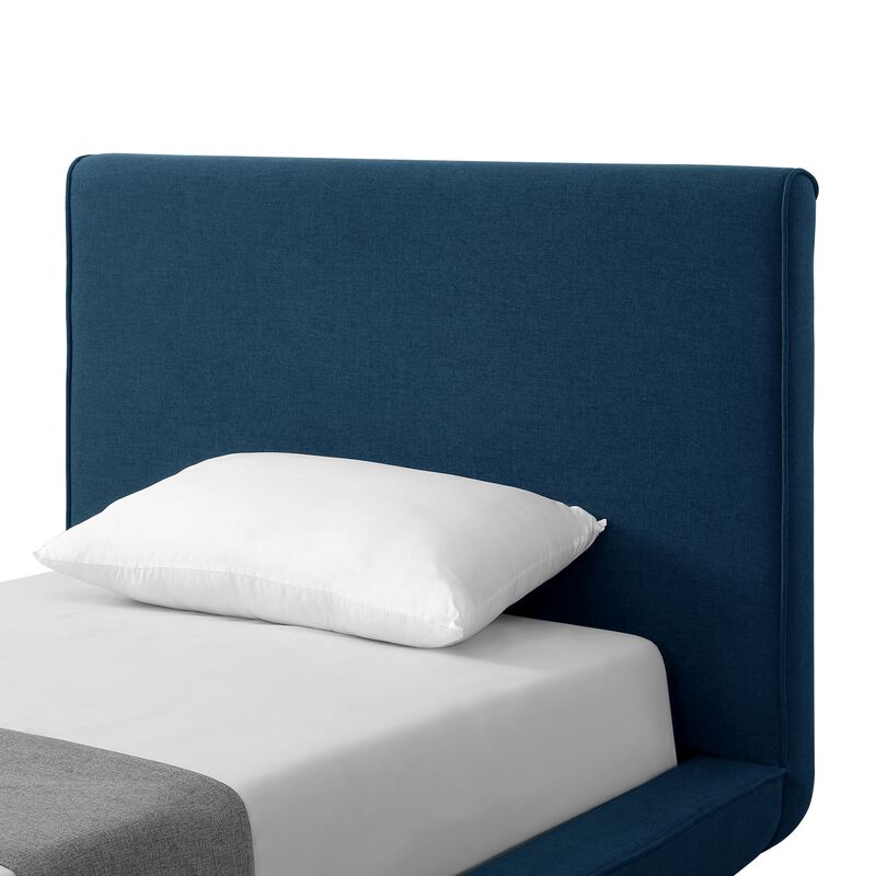 Loft Lyfe Eliezer Linen Upholstered Platform Bed