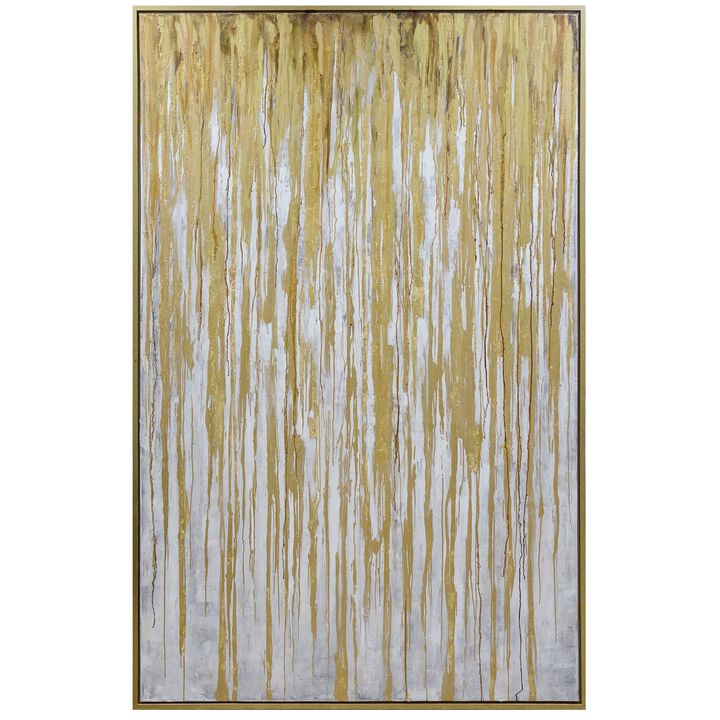 Framed Canvas Art - Gold