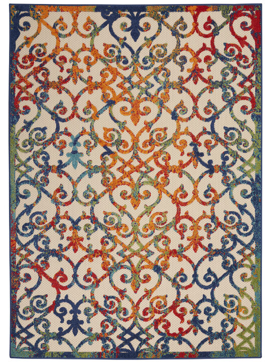 Aloha ALH21 Multicolor 6' x 9' Rug