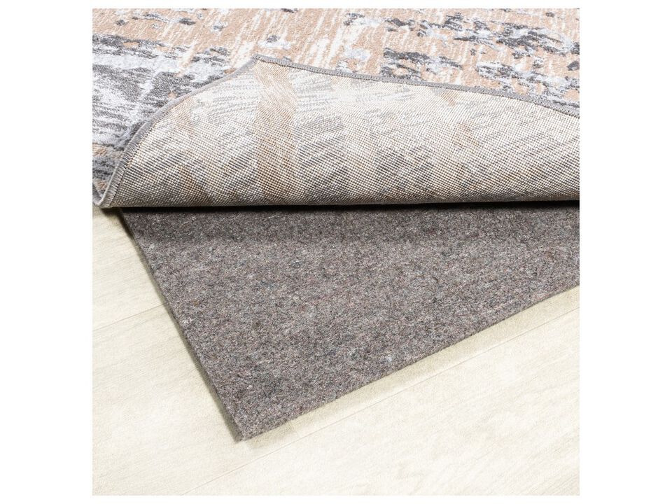 Comfort Plus Gray/Brown 2 ft. x 10 ft. Rug Pad