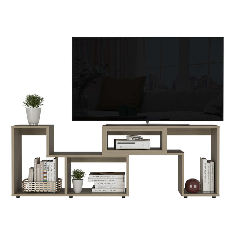 Extendable Tv Stand Houston, Living Room, Light Pine