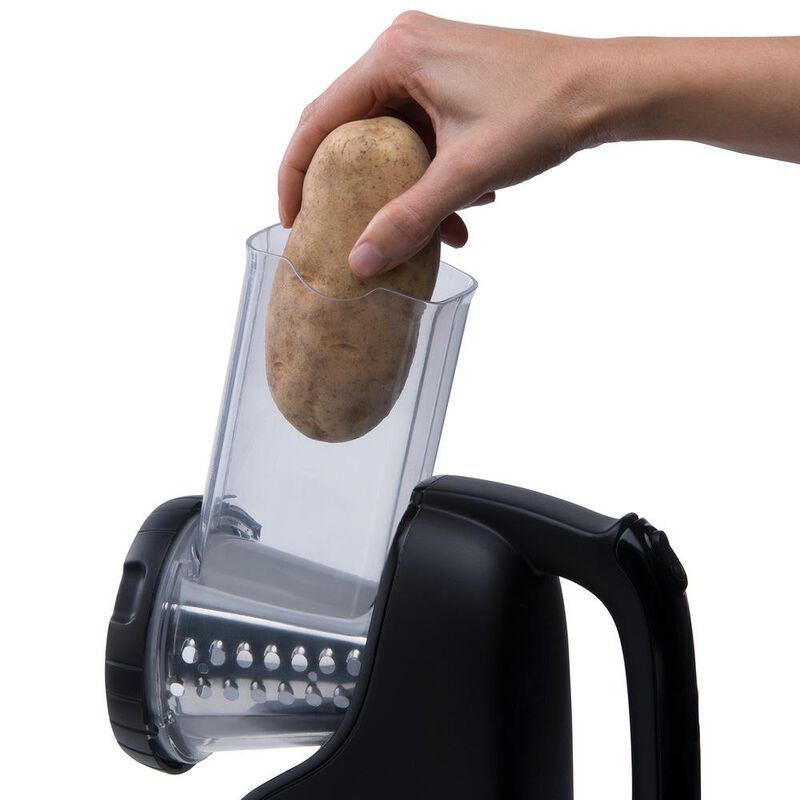 Overseas Connectios IncPresto Professional SaladShooter Electric Slicer/Shredder- 02970, Black